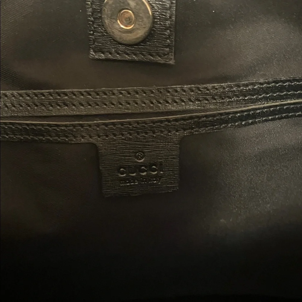 Gucci White and Black Tote - Picture 4 of 8